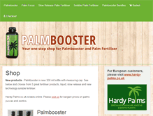 Tablet Screenshot of palmbooster.com